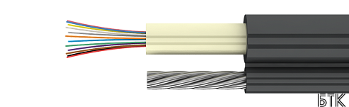 Оптический кабель ОКСНЦ-10-01-0,22-8-(9,0) трос металл
